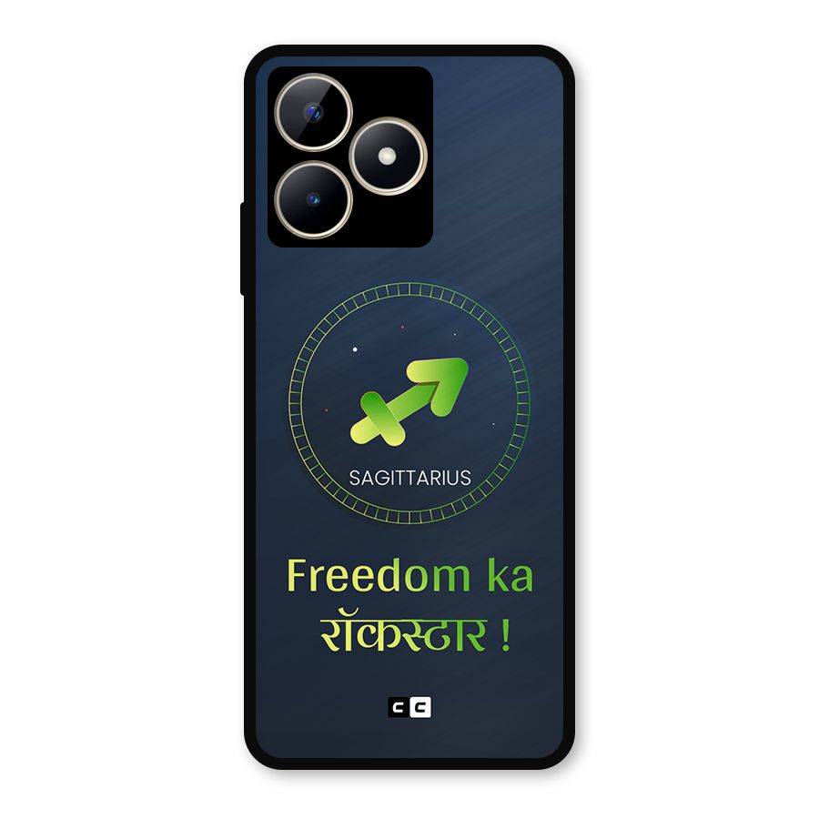 Sagittarius Rockstar Metal Back Case for Realme C53