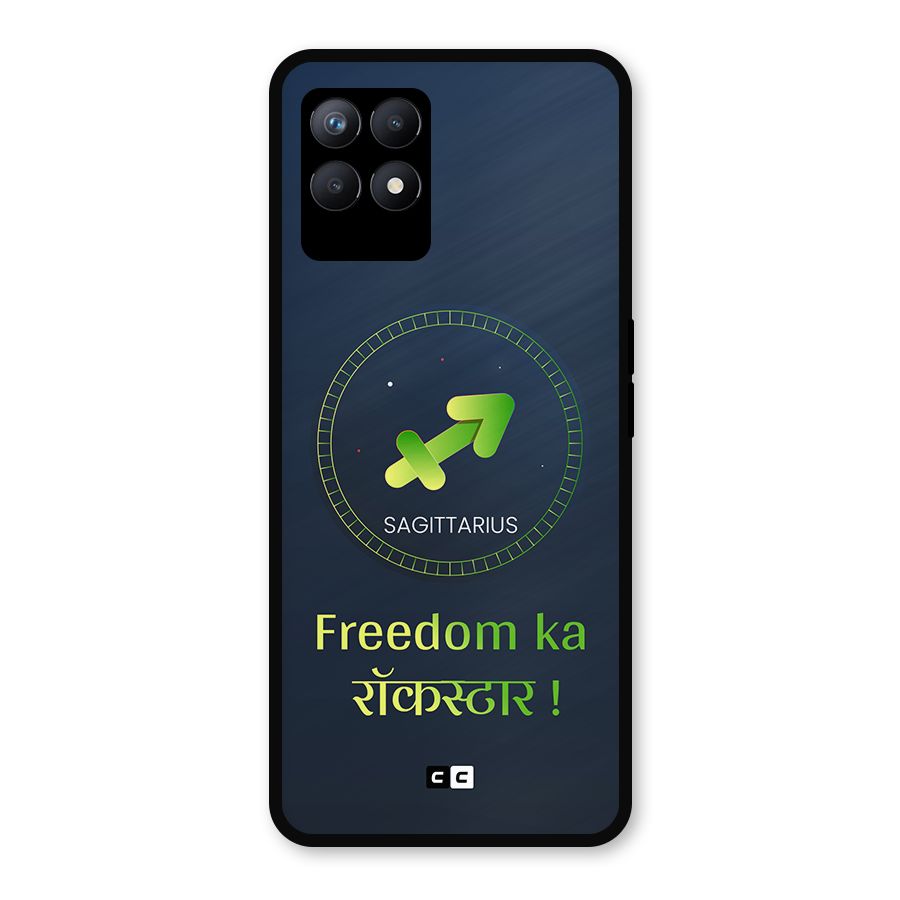 Sagittarius Rockstar Metal Back Case for Realme Narzo 50