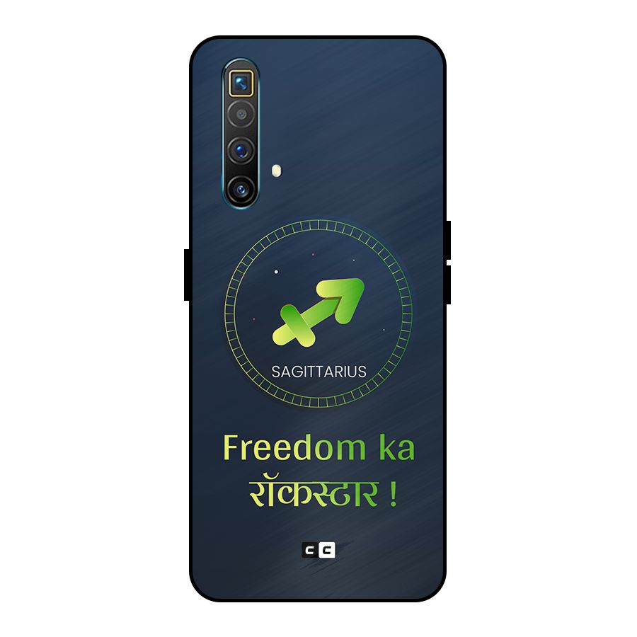 Sagittarius Rockstar Metal Back Case for Realme X3