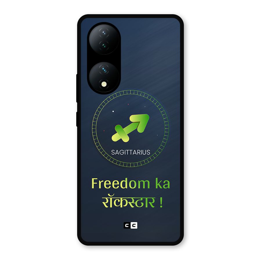 Sagittarius Rockstar Metal Back Case for Vivo Y100