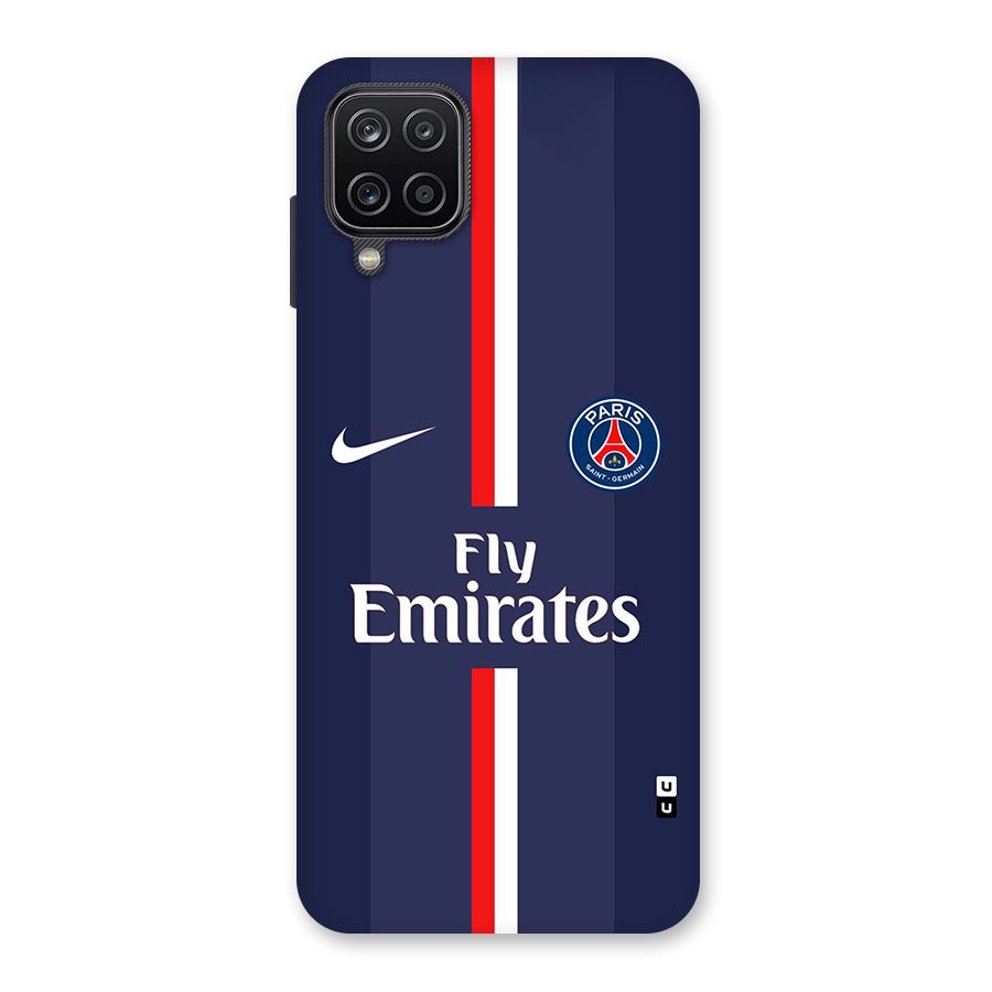 Saint Paris Jersey Back Case for Galaxy A12