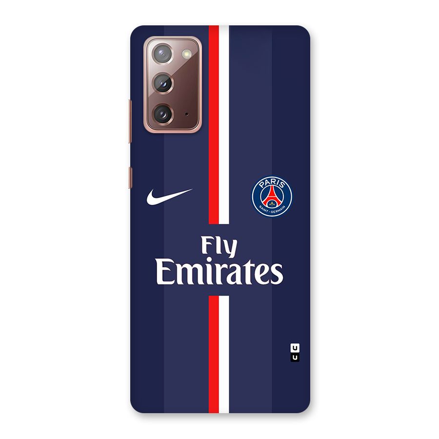 Saint Paris Jersey Back Case for Galaxy Note 20