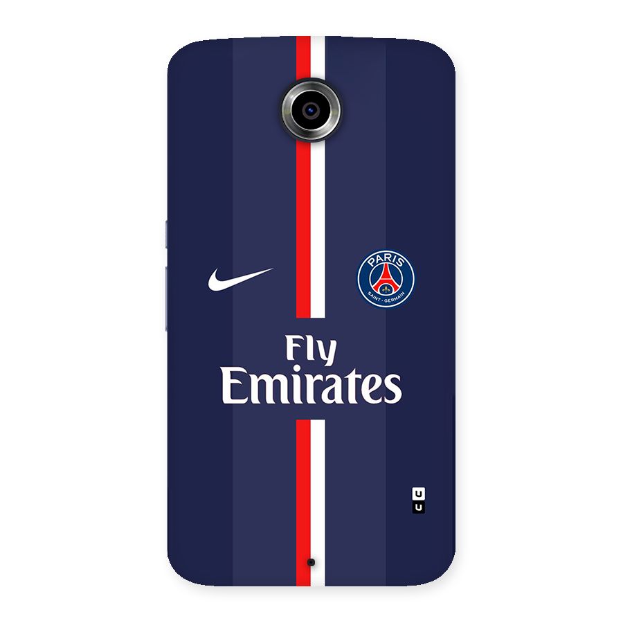 Saint Paris Jersey Back Case for Google Nexus 6