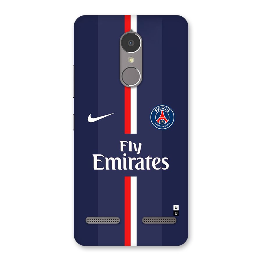 Saint Paris Jersey Back Case for Lenovo K6 Power