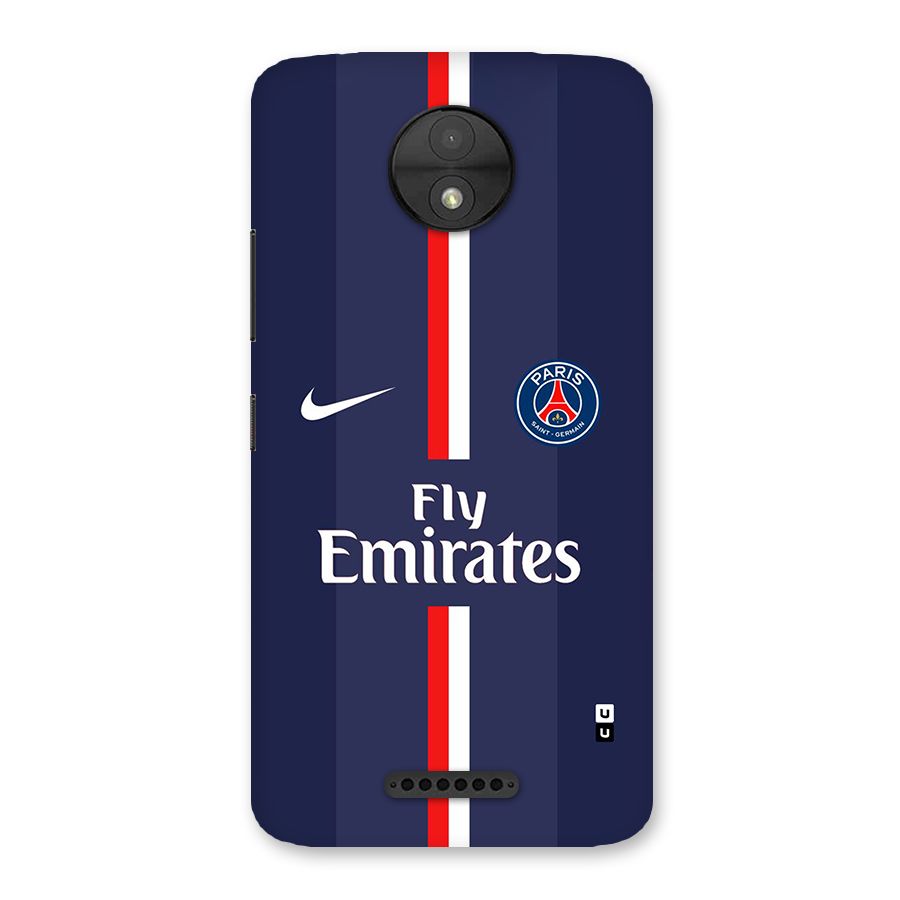 Saint Paris Jersey Back Case for Moto C
