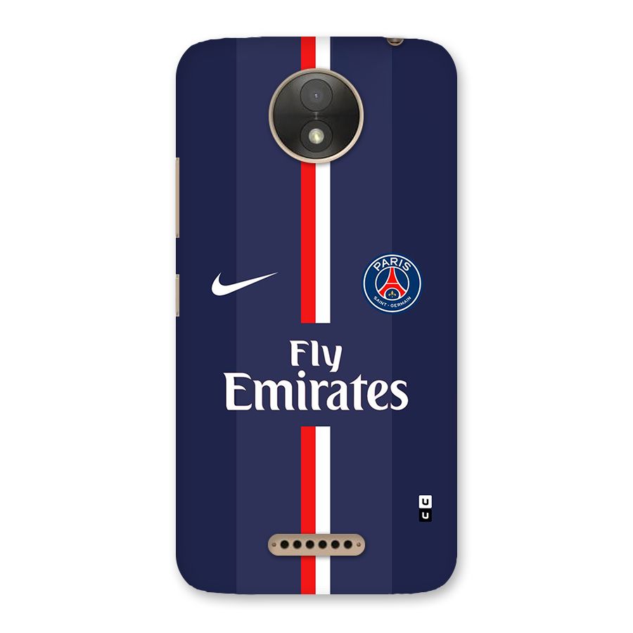 Saint Paris Jersey Back Case for Moto C Plus