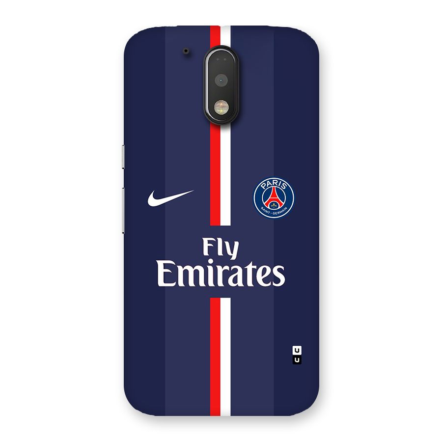 Saint Paris Jersey Back Case for Moto G4 Plus