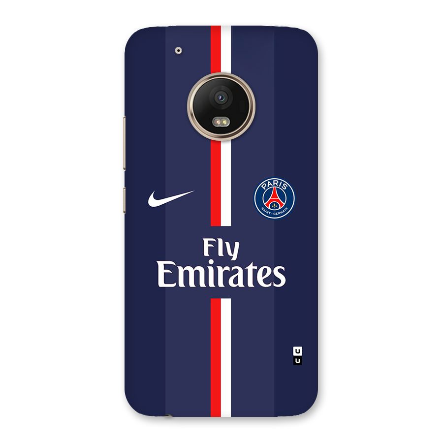 Saint Paris Jersey Back Case for Moto G5 Plus