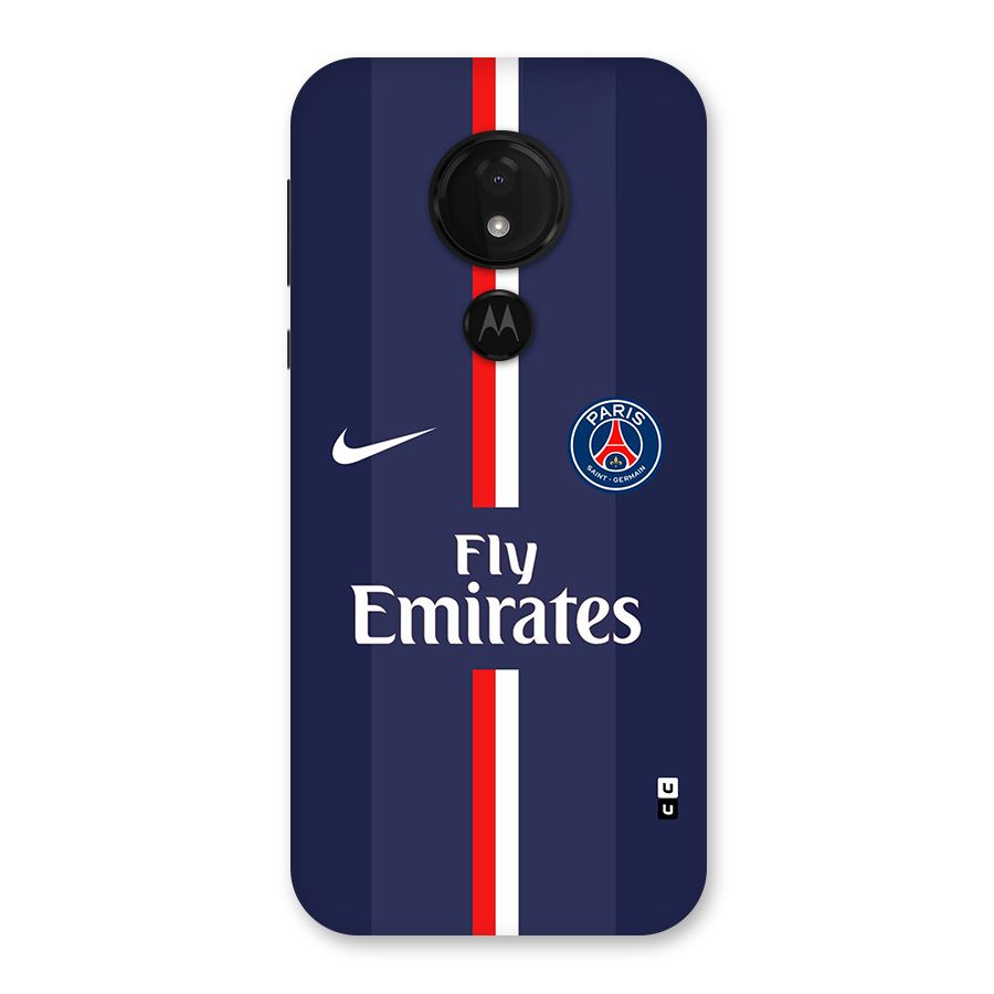 Saint Paris Jersey Back Case for Moto G7 Power