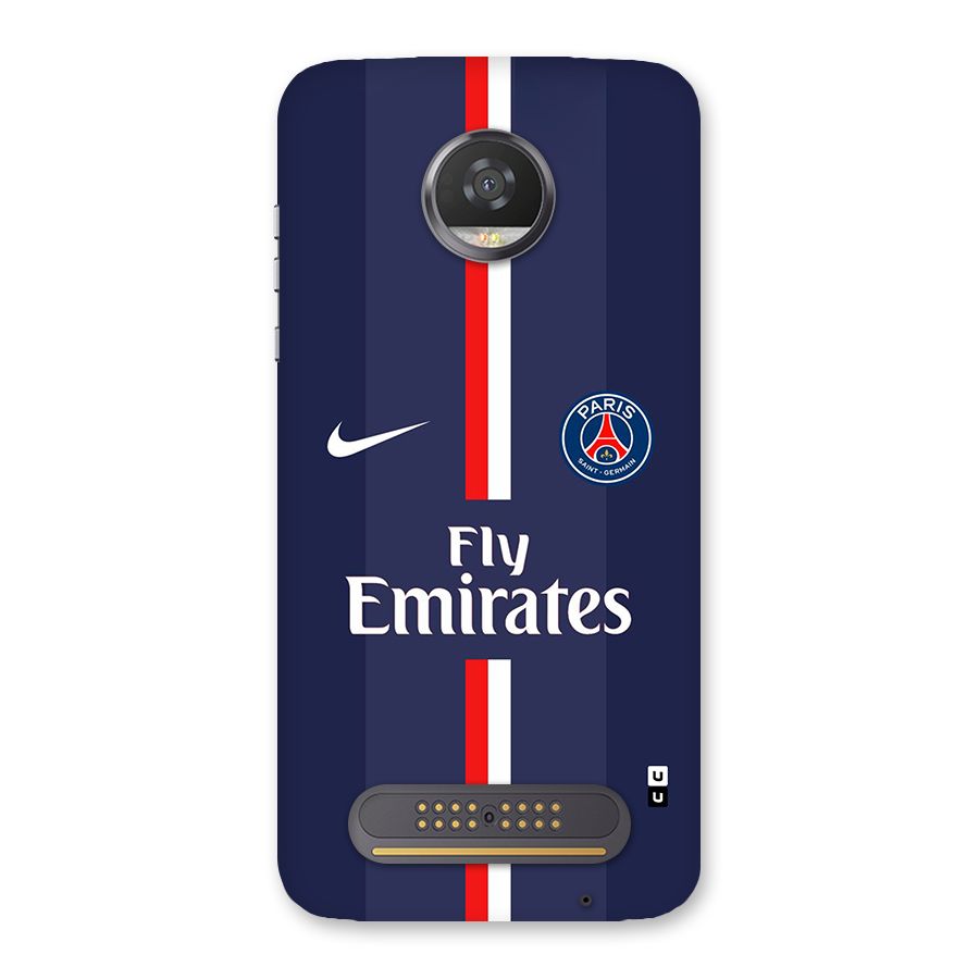 Saint Paris Jersey Back Case for Moto Z2 Play
