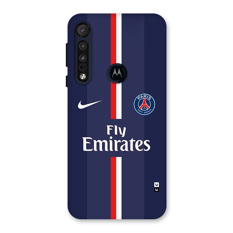 Saint Paris Jersey Back Case for Motorola One Macro