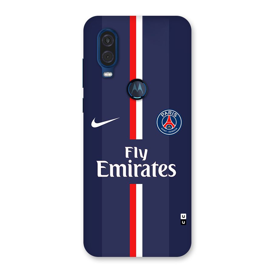 Saint Paris Jersey Back Case for Motorola One Vision