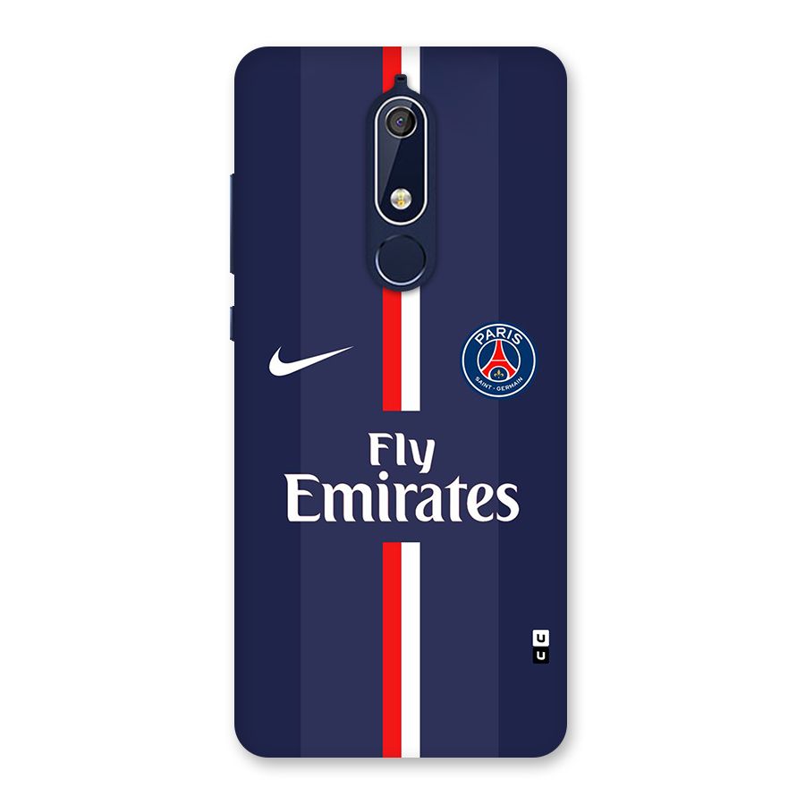 Saint Paris Jersey Back Case for Nokia 5.1