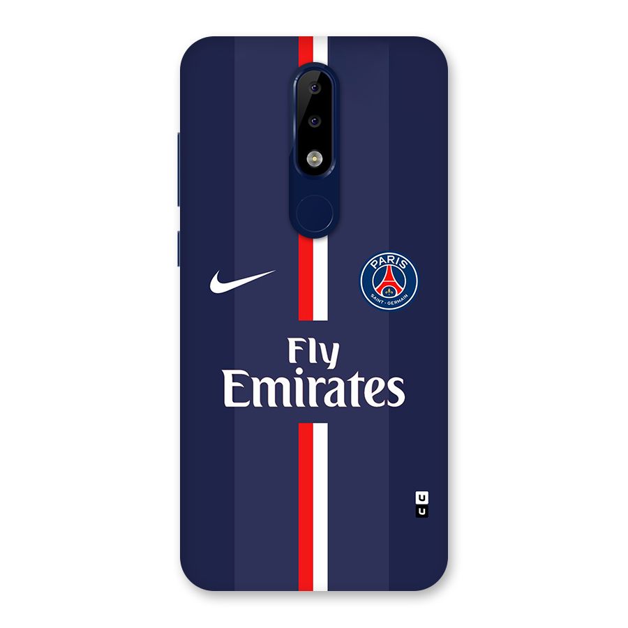Saint Paris Jersey Back Case for Nokia 5.1 Plus