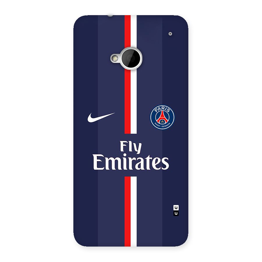 Saint Paris Jersey Back Case for One M7 (Single Sim)