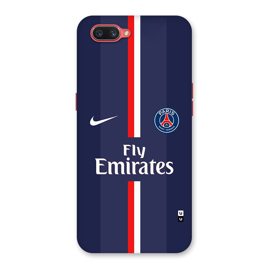 Saint Paris Jersey Back Case for Oppo A3s