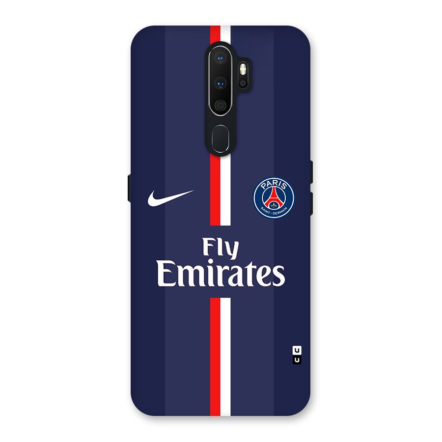 Saint Paris Jersey Back Case for Oppo A5 (2020)