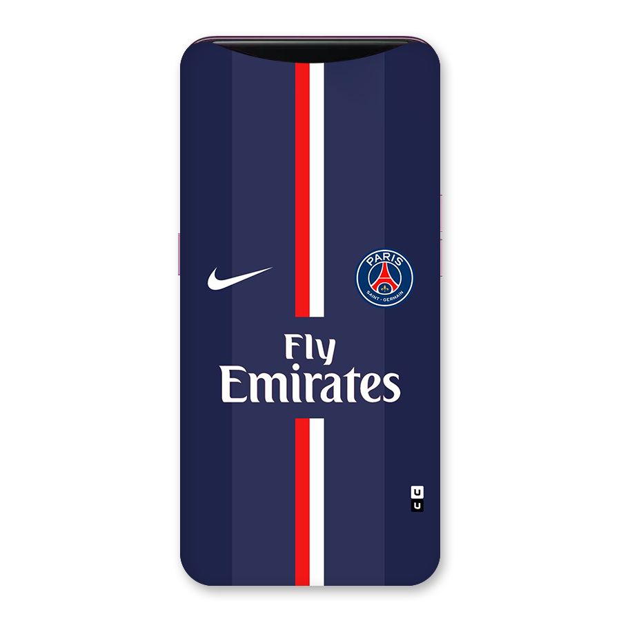 Saint Paris Jersey Back Case for Oppo Find X
