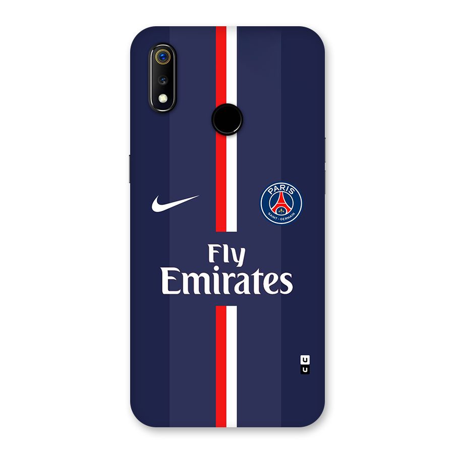 Saint Paris Jersey Back Case for Realme 3