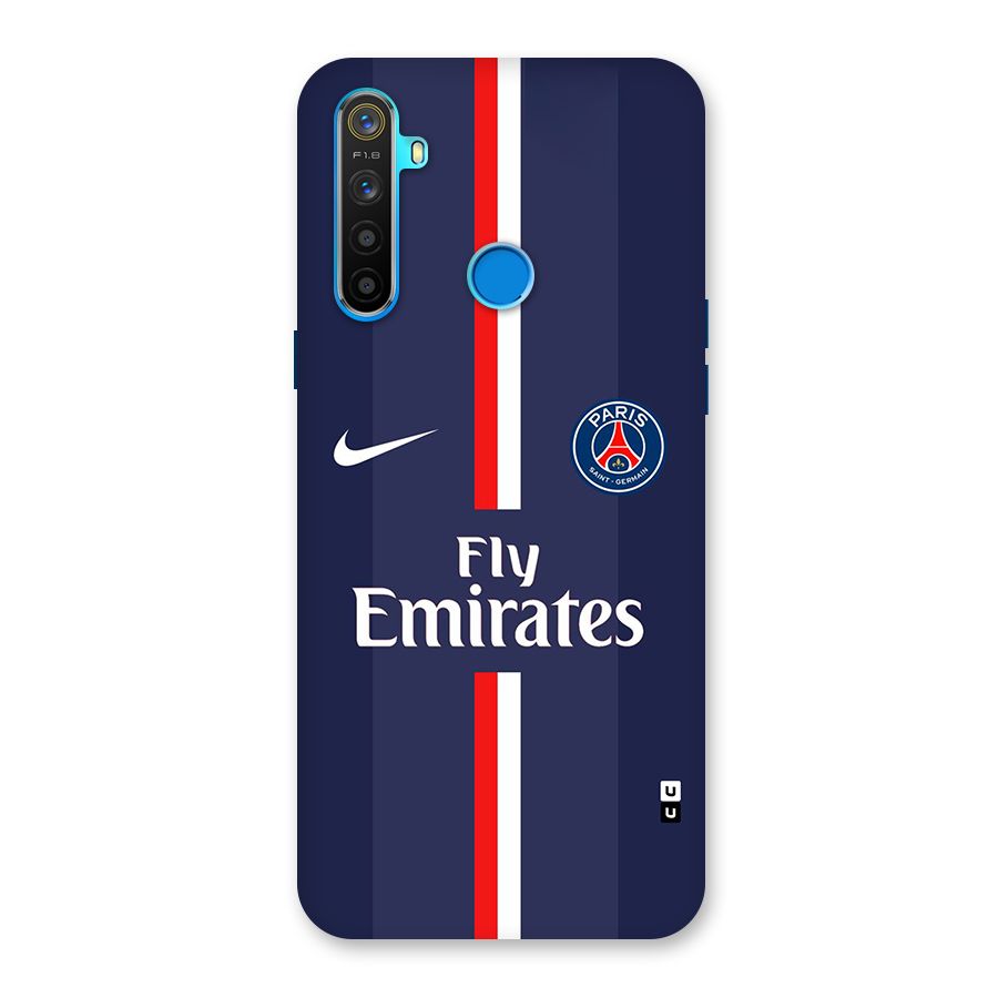 Saint Paris Jersey Back Case for Realme 5