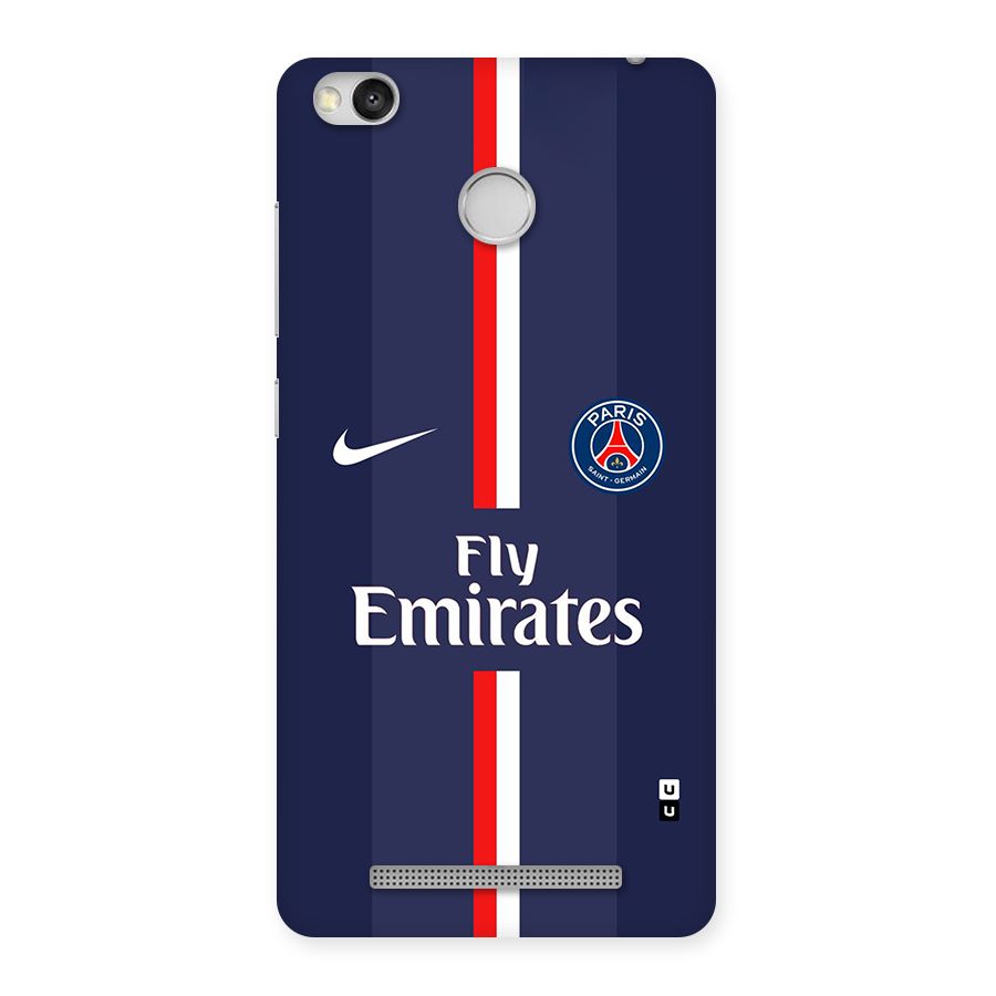 Saint Paris Jersey Back Case for Redmi 3S Prime