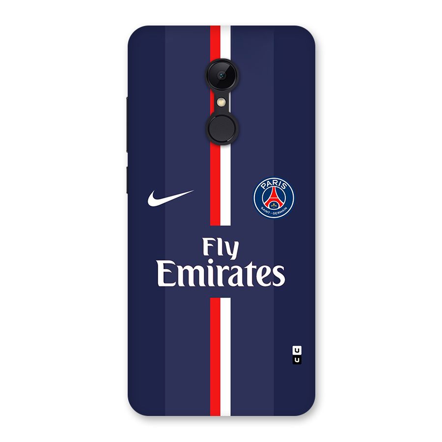Saint Paris Jersey Back Case for Redmi 5