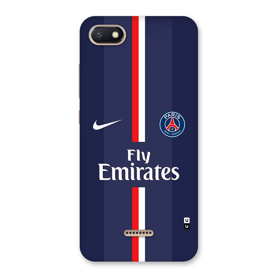 Saint Paris Jersey Back Case for Redmi 6A