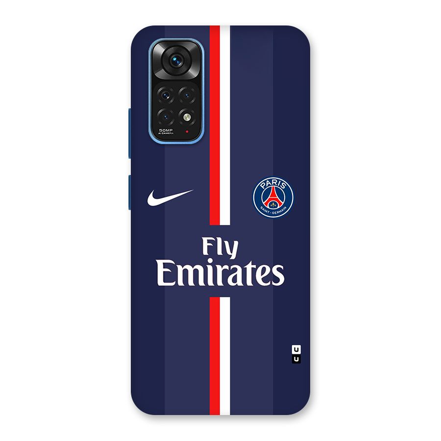 Saint Paris Jersey Back Case for Redmi Note 11S