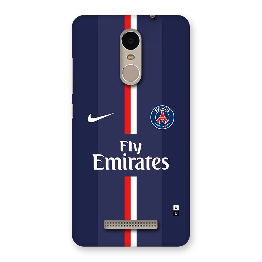 Saint Paris Jersey Back Case for Redmi Note 3