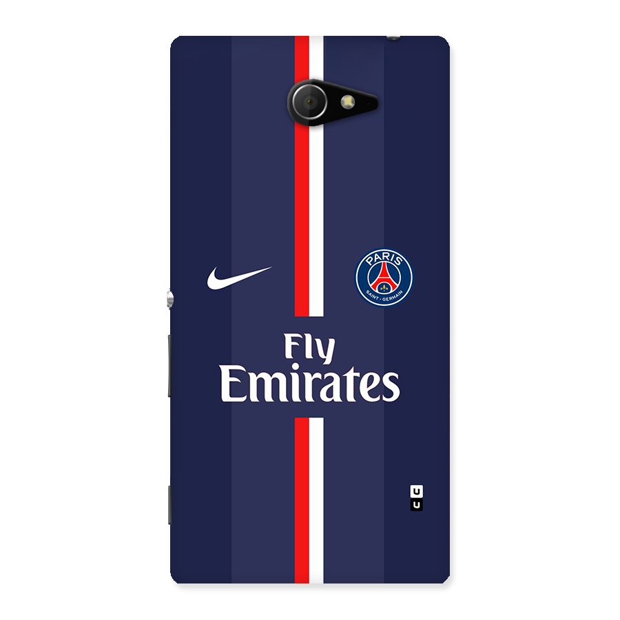 Saint Paris Jersey Back Case for Xperia M2
