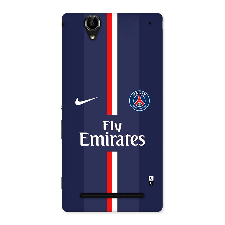 Saint Paris Jersey Back Case for Xperia T2