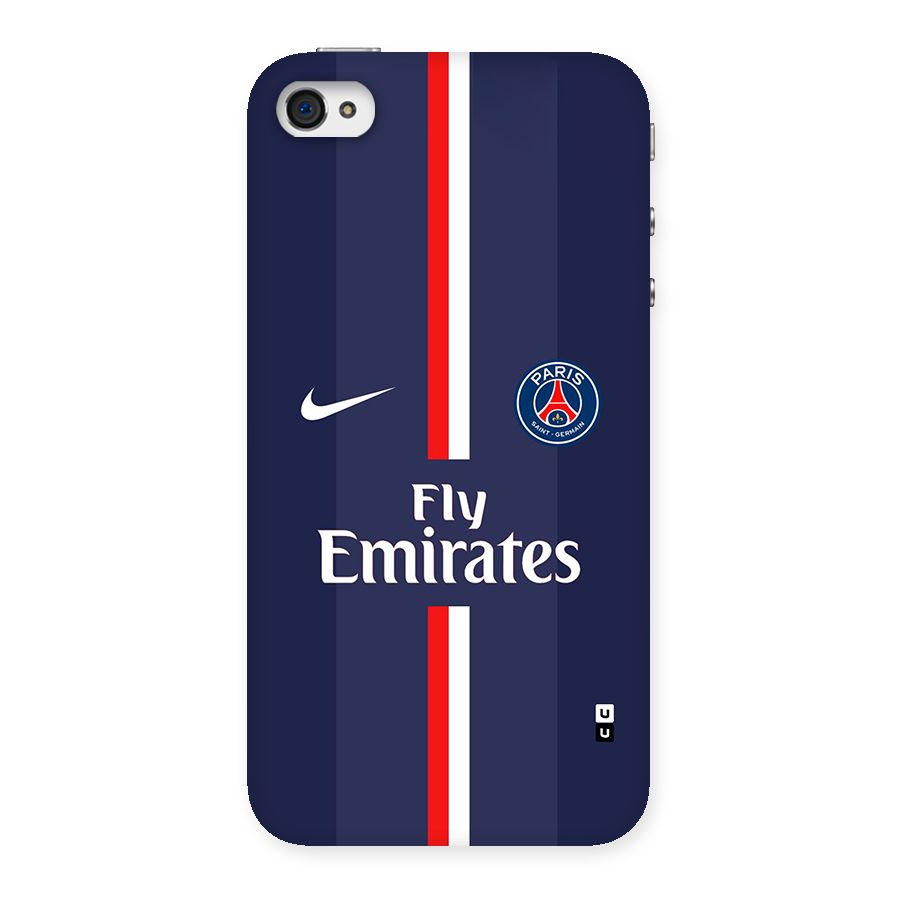 Saint Paris Jersey Back Case for iPhone 4 4s