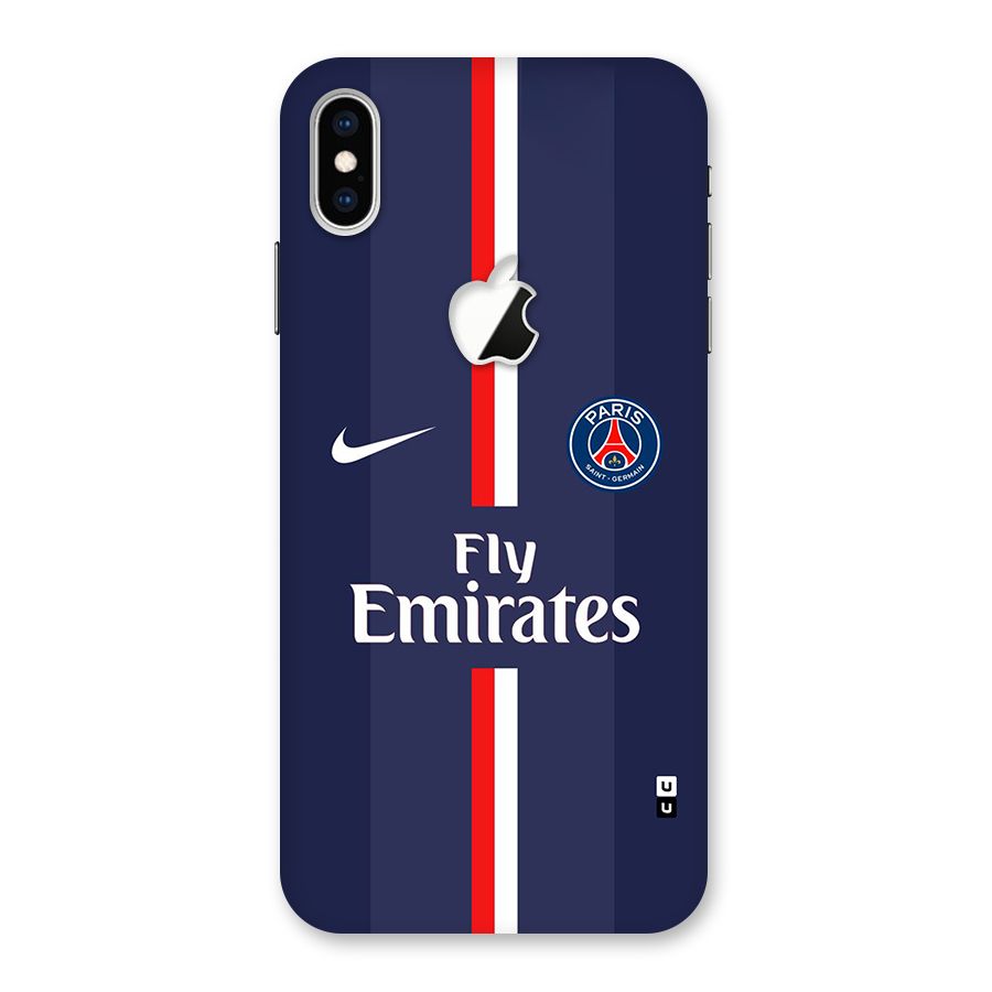 Saint Paris Jersey Back Case for iPhone XS Max Apple Cut
