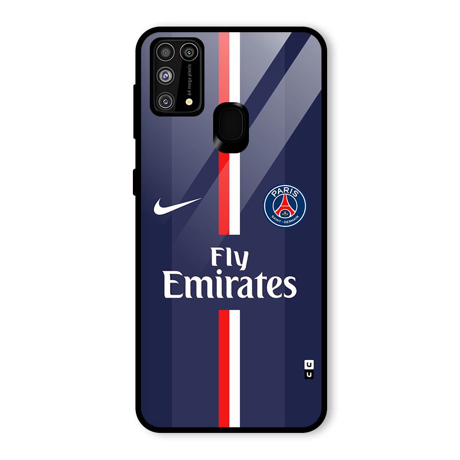 Saint Paris Jersey Glass Back Case for Galaxy F41