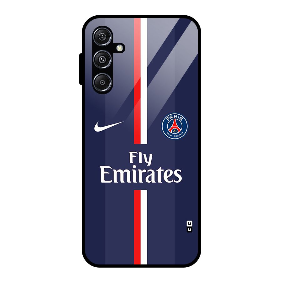 Saint Paris Jersey Glass Back Case for Galaxy M34 5G