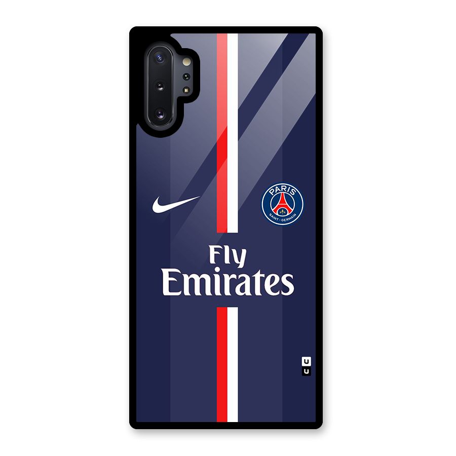 Saint Paris Jersey Glass Back Case for Galaxy Note 10 Plus