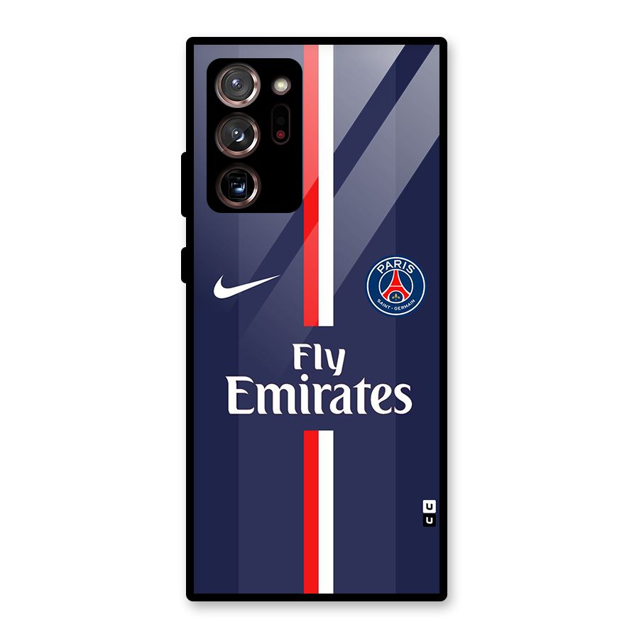 Saint Paris Jersey Glass Back Case for Galaxy Note 20 Ultra