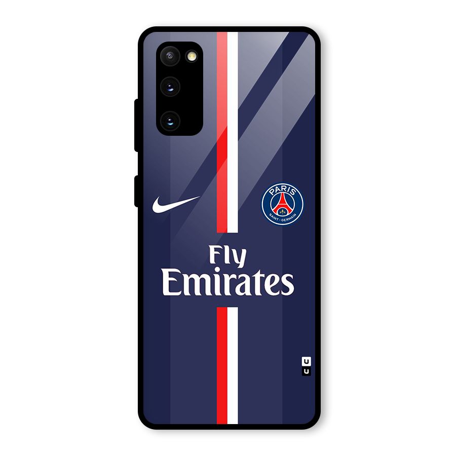 Saint Paris Jersey Glass Back Case for Galaxy S20 FE