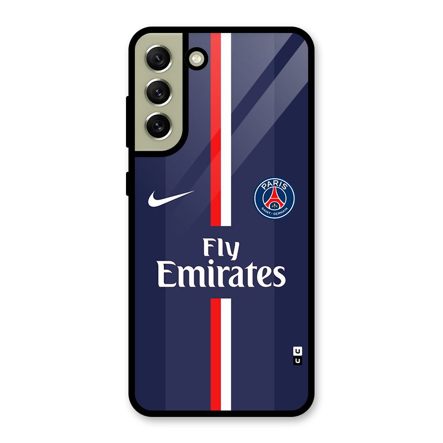 Saint Paris Jersey Glass Back Case for Galaxy S21 FE 5G