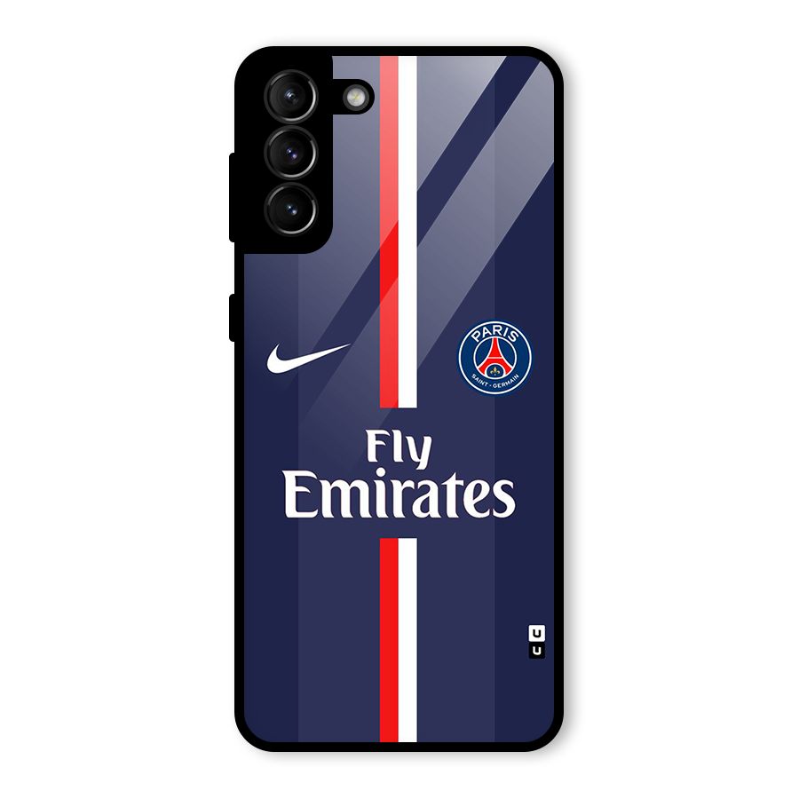Saint Paris Jersey Glass Back Case for Galaxy S21 Plus