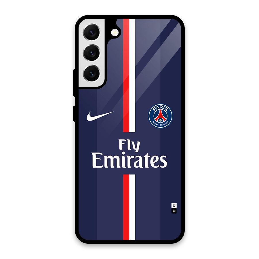 Saint Paris Jersey Glass Back Case for Galaxy S22 Plus 5G
