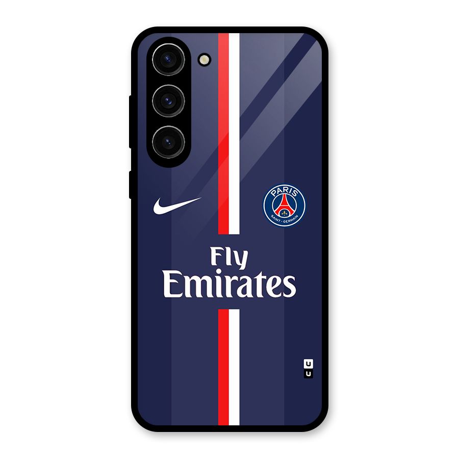 Saint Paris Jersey Glass Back Case for Galaxy S23 Plus