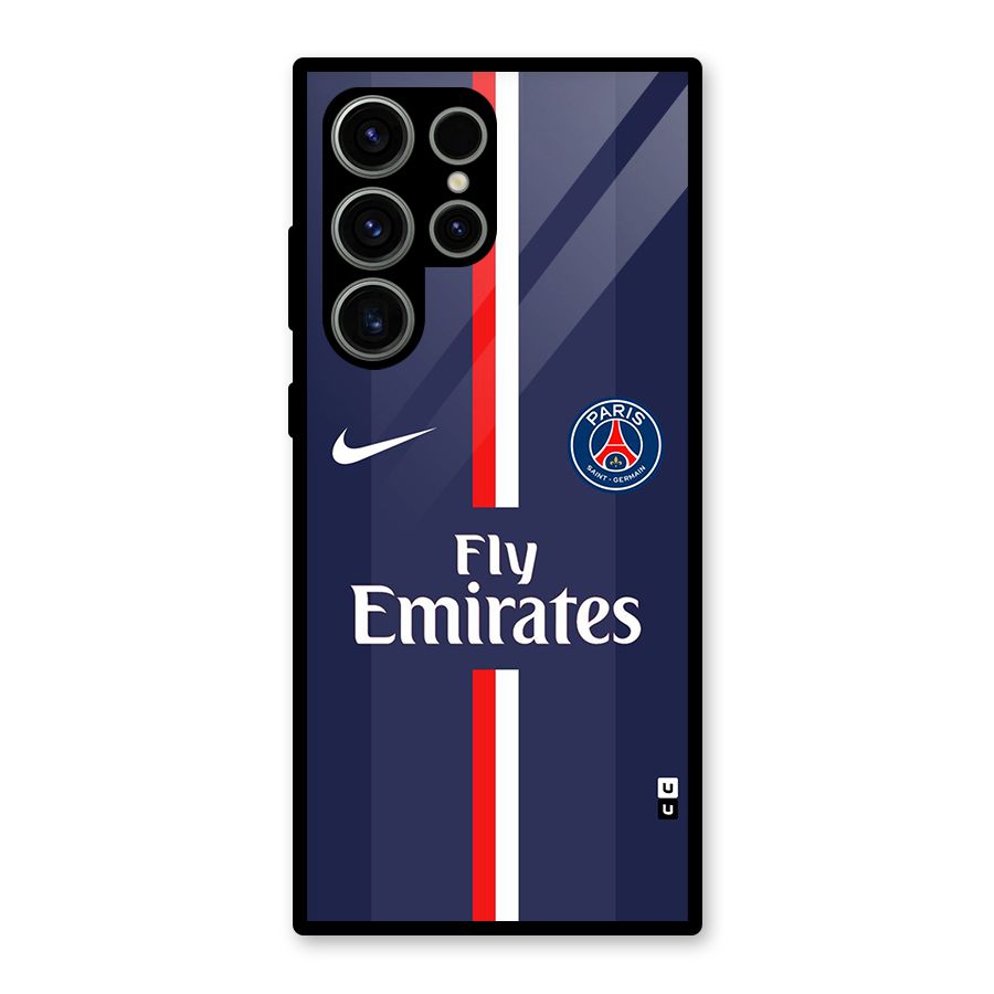 Saint Paris Jersey Glass Back Case for Galaxy S23 Ultra