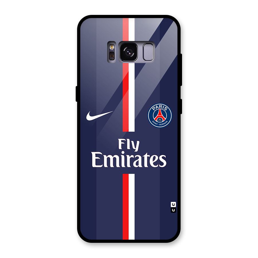 Saint Paris Jersey Glass Back Case for Galaxy S8