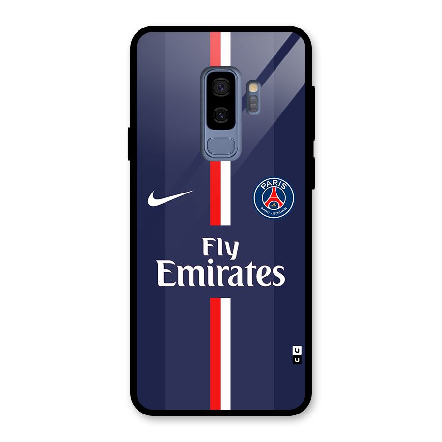 Saint Paris Jersey Glass Back Case for Galaxy S9 Plus