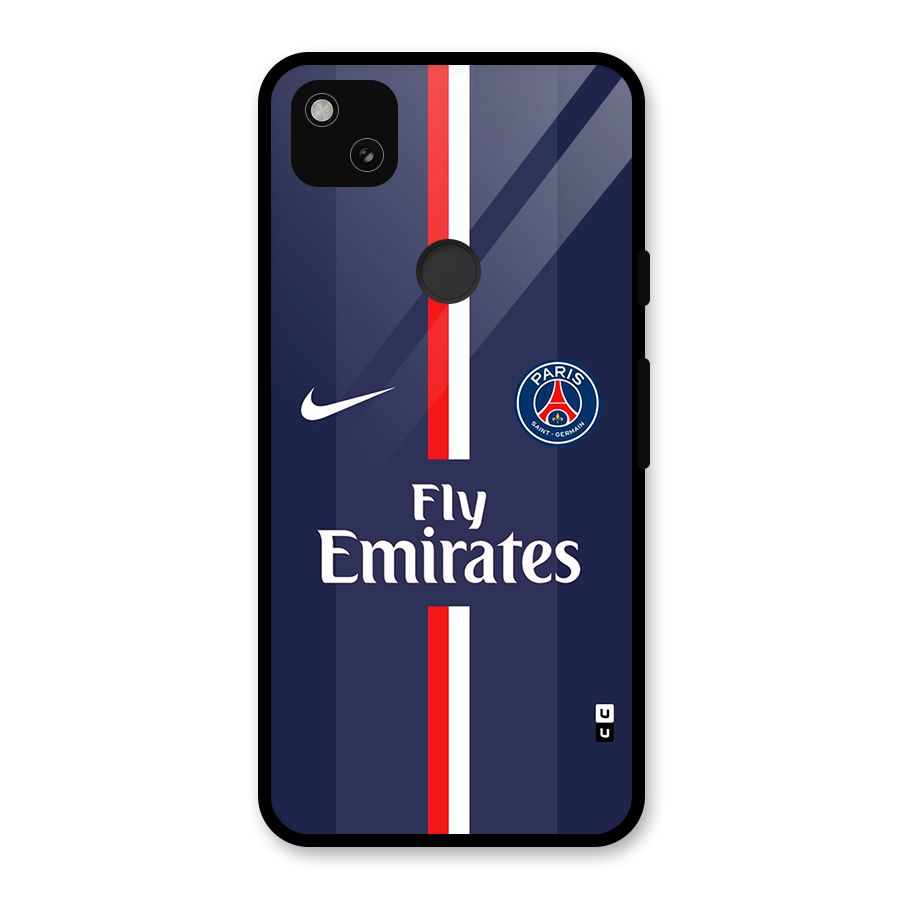 Saint Paris Jersey Glass Back Case for Google Pixel 4a