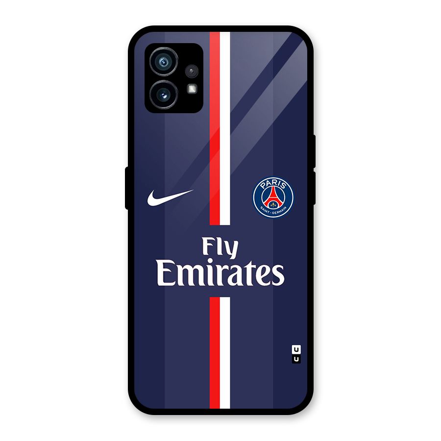 Saint Paris Jersey Glass Back Case for Nothing Phone 1