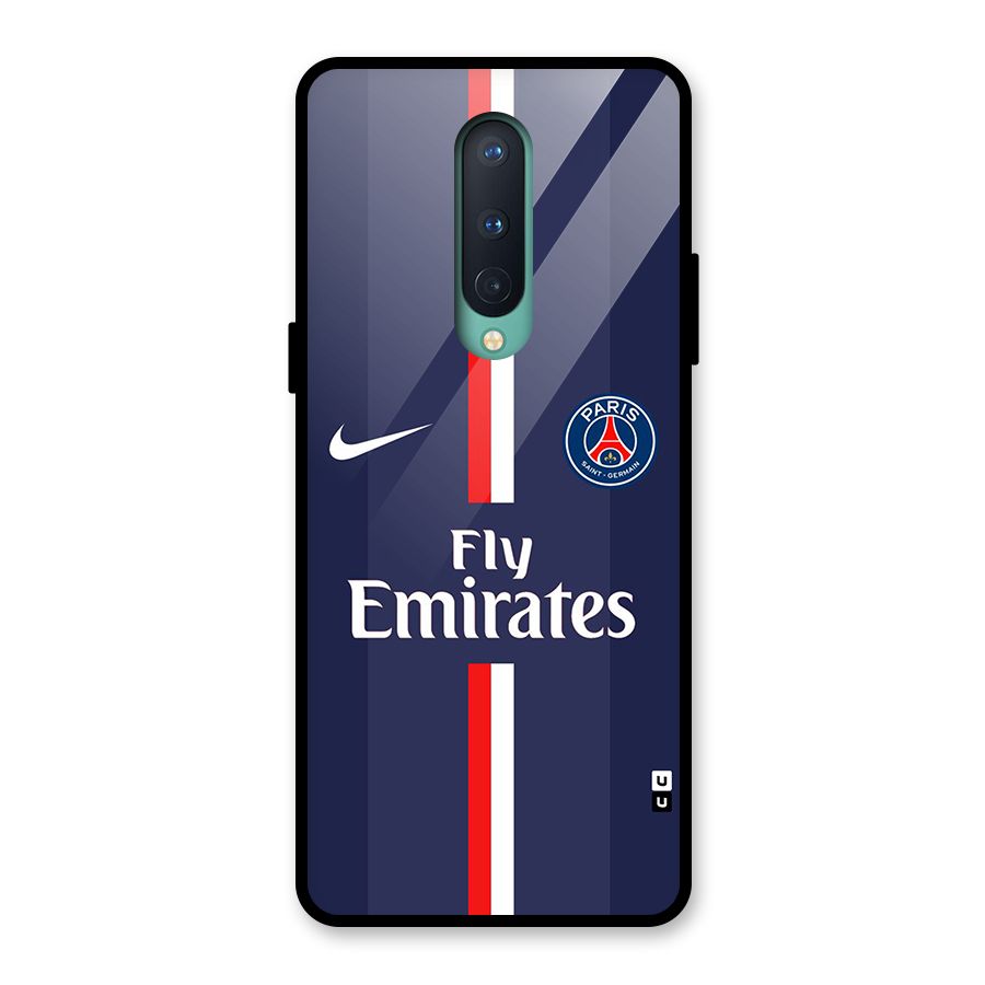 Saint Paris Jersey Glass Back Case for OnePlus 8