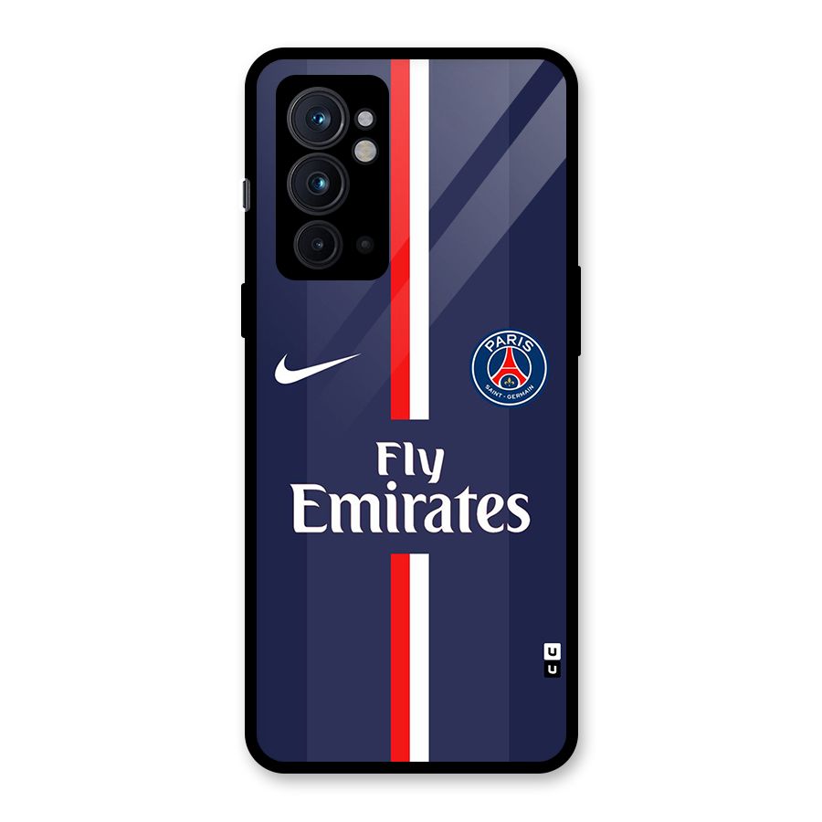 Saint Paris Jersey Glass Back Case for OnePlus 9RT 5G
