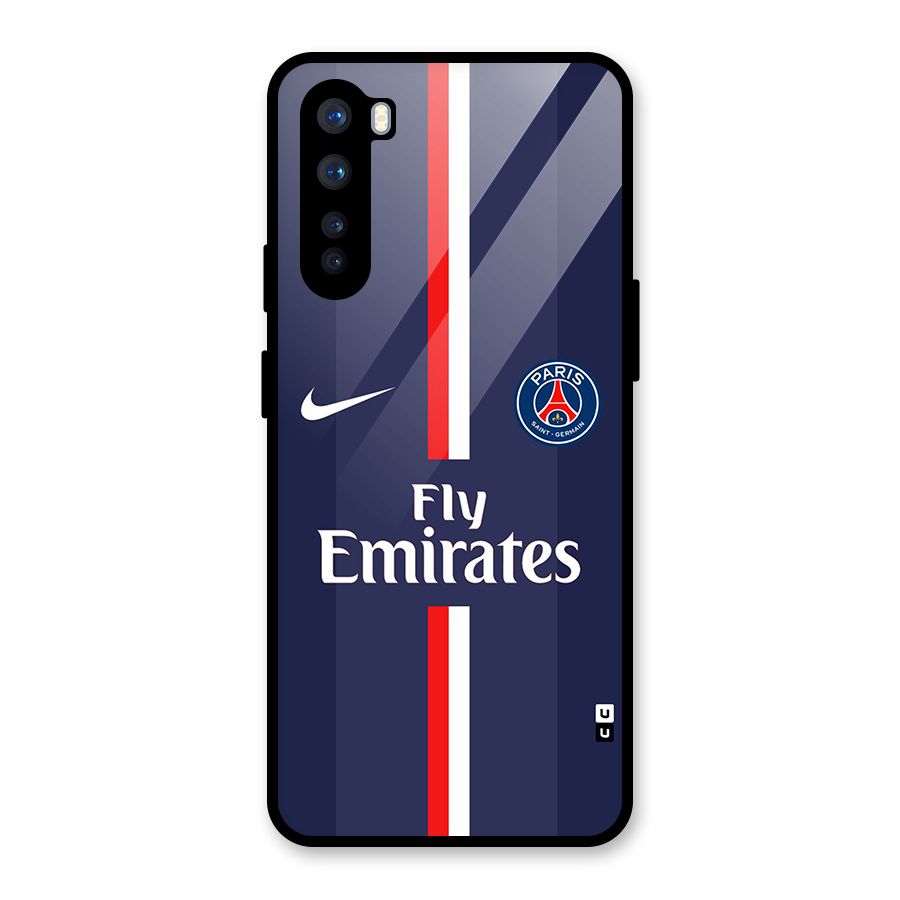 Saint Paris Jersey Glass Back Case for OnePlus Nord